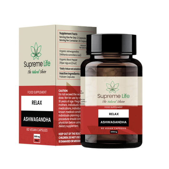 Ashwagandha Capsules 3000mg Extra Strength